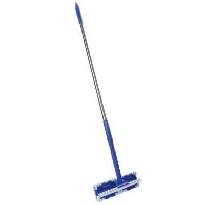 Изображение товара Окномойка универсальная микрофибра, телескопическая ручка нерж сталь 102-138см VETTA (10шт/кор) в Миди Лтд