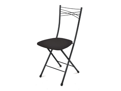 Стул складной Ника 1 NIKA черный/черный - фото в Миди Лтд Изображение товара Стул складной Ника 1 NIKA черный/черный в Миди Лтд