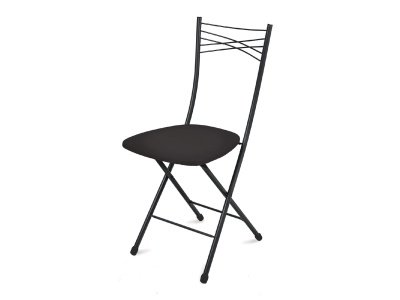 Стул складной Ника 1 NIKA черный/черный - фото в Миди Лтд Изображение товара Стул складной Ника 1 NIKA черный/черный в Миди Лтд