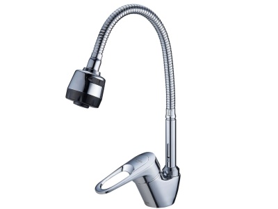 Смеситель для кухни гибкий излив LOP4-B SOLONE - фото в Миди Лтд Изображение товара Смеситель для кухни гибкий излив LOP4-B SOLONE в Миди Лтд