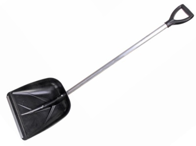 Изображение товара Лопата снеговая Зима с алюминевой планкой 400*380 в Миди Лтд