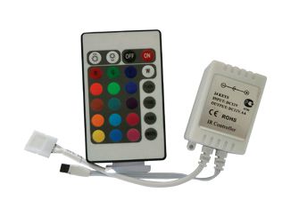 Контроллер Ecola LED 6А 72Вт 12В (144Вт 24В) с инфракрасным пультом управления - фото в Миди Лтд Изображение товара Контроллер Ecola LED 6А 72Вт 12В (144Вт 24В) с инфракрасным пультом управления в Миди Лтд