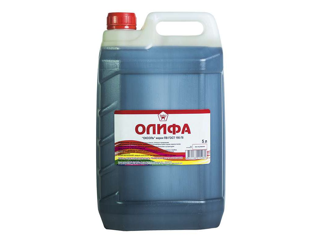 Изображение товара Олифа 5л (5шт/уп; 120шт/пал) в Миди Лтд
