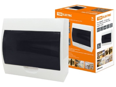 Бокс ЩРН-П-10 модулей навесной пластик IP41 TDM - фото в Миди Лтд Изображение товара Бокс ЩРН-П-10 модулей навесной пластик IP41 TDM в Миди Лтд