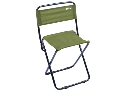 Стул складной походный со спинкой NIKA 385x370x650 хаки - фото в Миди Лтд Изображение товара Стул складной походный со спинкой NIKA 385x370x650 хаки в Миди Лтд
