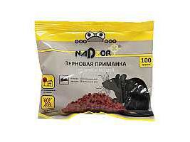 Изображение товара Приманка зерновая NADZOR от мышей и крыс 100г (50шт/уп) в Миди Лтд