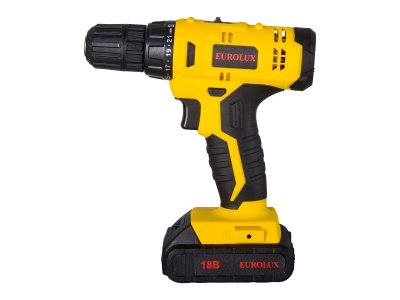 Изображение товара Дрель-шуруповерт аккумуляторная ДА-18/2Li Eurolux Х в Миди Лтд