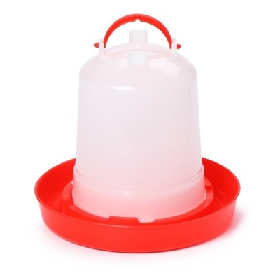 Изображение товара Поилка для птиц 8,0л с пробкой красная (15шт/уп) в Миди Лтд