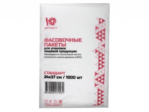 Изображение товара Пакет фасовочный пласт 24*37см 8мкр Евроблок стандарт (1000шт/уп) в Миди Лтд