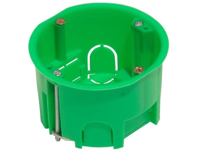 Изображение товара Подрозетник 68*45 для полых стен металл лапки в Миди Лтд