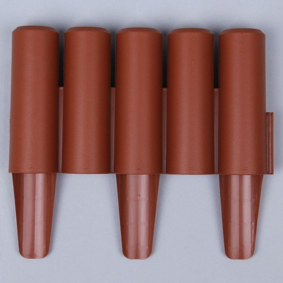 Изображение товара Ограждение для палисадника терракот 10 секций 24,3*270 в Миди Лтд