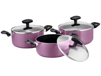 Набор посуды GALAXY LINE GL 9504 6 предметов Кастрюля 2,72л с крышкой Кастрюля 3,69л с крышкой  - фото в Миди Лтд Изображение товара Набор посуды GALAXY LINE GL 9504 6 предметов Кастрюля 2,72л с крышкой Кастрюля 3,69л с крышкой  в Миди Лтд