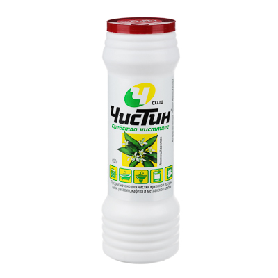 Чистящий порошок Чистин Лимонный всплеск 400гр - фото в Миди Лтд Изображение товара Чистящий порошок Чистин Лимонный всплеск 400гр в Миди Лтд