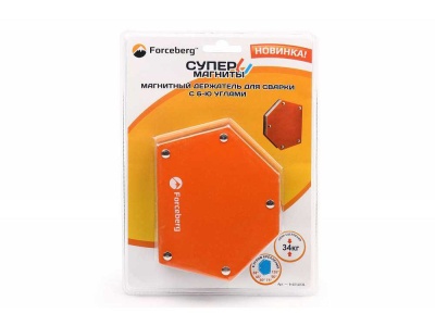 Изображение товара Держатель магнитный для сварки 6-ти углов Forceberg максимальное усиление -34кг   Х в Миди Лтд