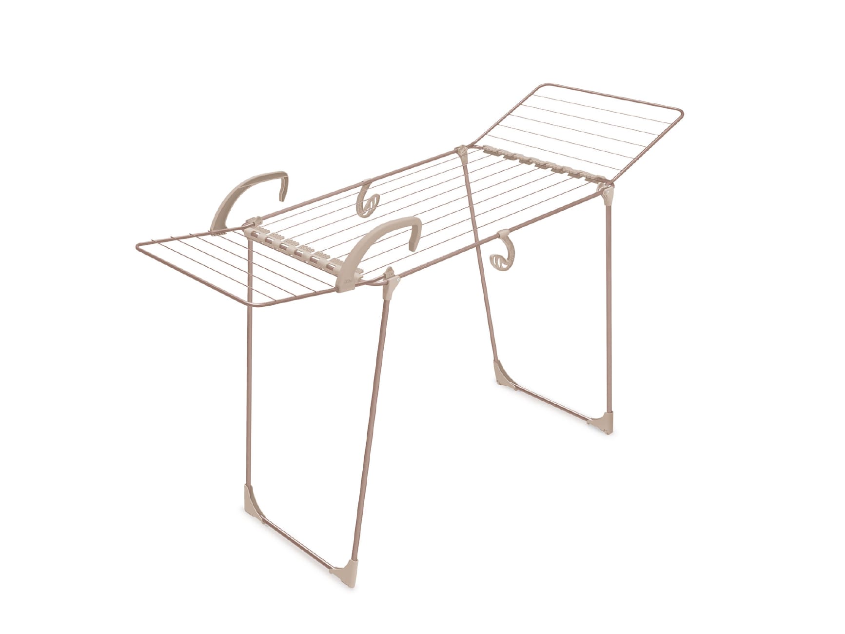 Сушилка для белья напольная NIKA 1705х550х1075 18м розовое золото - фото в Миди Лтд Изображение товара Сушилка для белья напольная NIKA 1705х550х1075 18м розовое золото в Миди Лтд