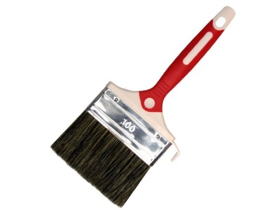 Изображение товара Кисть плоская натуральная щетина 100мм (12шт/уп) в Миди Лтд