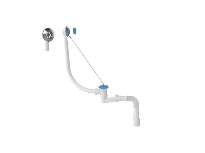 Изображение товара Сифон ZEGOR для ванны V152-4 1 1/2 40*50 мм низкий с пробкой(25шт/уп) в Миди Лтд