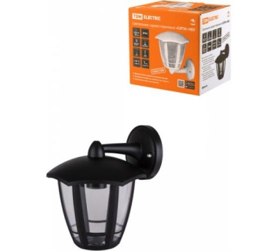 Светильник СИТИ НБУ 07-60-004 У1 садово-парковый 6-х гранник настенный вниз черный TDM - фото в Миди Лтд Изображение товара Светильник СИТИ НБУ 07-60-004 У1 садово-парковый 6-х гранник настенный вниз черный TDM в Миди Лтд