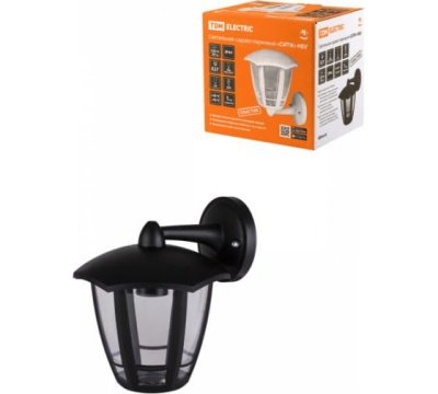 Изображение товара Светильник СИТИ НБУ 07-60-004 У1 садово-парковый 6-х гранник настенный вниз черный TDM в Миди Лтд