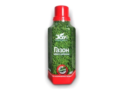 Удобрение жидкое Газон JOY GARDEN 1л (9шт/уп) - фото в Миди Лтд Изображение товара Удобрение жидкое Газон JOY GARDEN 1л (9шт/уп) в Миди Лтд