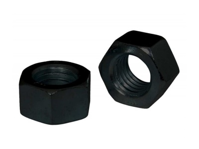 Гайка высокопрочная черная М12 к.п.10 (75шт/уп) - фото в Миди Лтд Изображение товара Гайка высокопрочная черная М12 к.п.10 (75шт/уп) в Миди Лтд