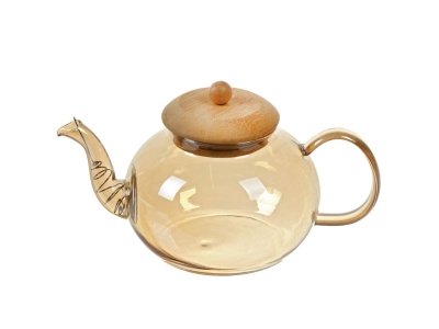 Чайник заварочный стекло с деревянной крышкой 0,8л (Y4-6226) Daniks Мед (48шт/уп) - фото в Миди Лтд Изображение товара Чайник заварочный стекло с деревянной крышкой 0,8л (Y4-6226) Daniks Мед (48шт/уп) в Миди Лтд