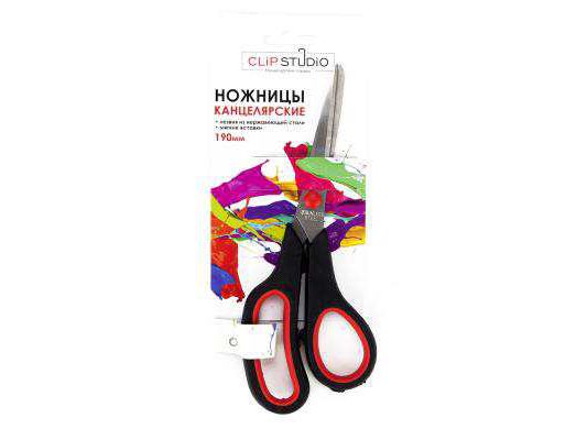 Ножницы универсальные канцелярские 19см ClipStudio (12шт/уп) - фото в Миди Лтд Изображение товара Ножницы универсальные канцелярские 19см ClipStudio (12шт/уп) в Миди Лтд