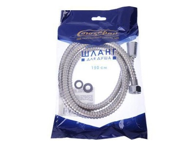 Изображение товара Шланг для душа 150см,1/2(Имп)-М22(рус) сталь, пластик, ПВХ СоюзКран в Миди Лтд