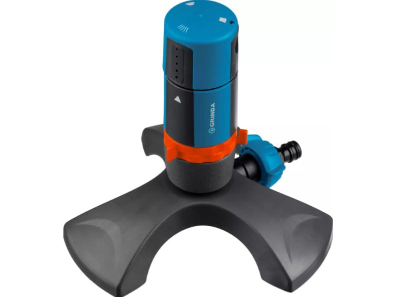 Распылитель стационарный GRINDA PROLine RX-2 на подставке с шестеренкой полив 210м2 пластик - фото в Миди Лтд Изображение товара Распылитель стационарный GRINDA PROLine RX-2 на подставке с шестеренкой полив 210м2 пластик в Миди Лтд