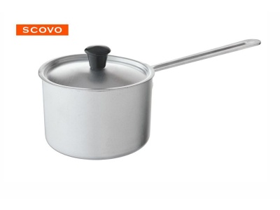 Кастрюля алюм. Scovo 1,0л. с ручкой (12шт/уп) - фото в Миди Лтд Изображение товара Кастрюля алюм. Scovo 1,0л. с ручкой (12шт/уп) в Миди Лтд
