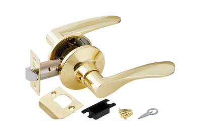 Замок ручка Золото без ключа,без фиксатора 6020 РВ-Р - фото в Миди Лтд Изображение товара Замок ручка Золото без ключа,без фиксатора 6020 РВ-Р в Миди Лтд