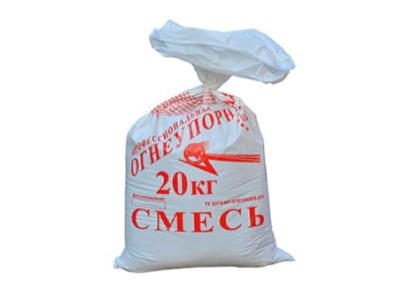 Огнеупорная смесь ДС 20кг (50шт/пал) - фото в Миди Лтд Изображение товара Огнеупорная смесь ДС 20кг (50шт/пал) в Миди Лтд