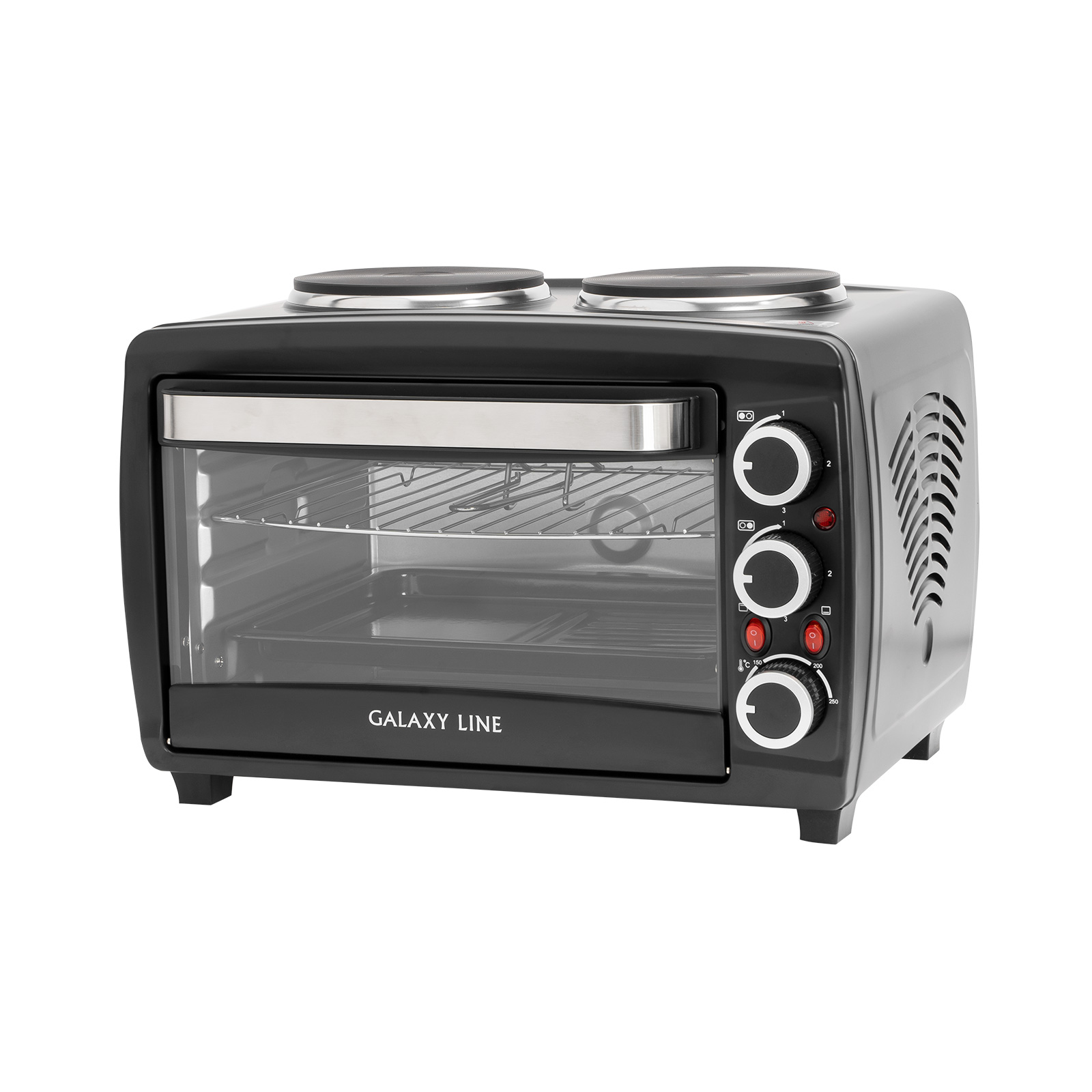 Мини-печь GALAXY LINE GL 2606 3100Вт 3 режима 26л - фото в Миди Лтд Изображение товара Мини-печь GALAXY LINE GL 2606 3100Вт 3 режима 26л в Миди Лтд
