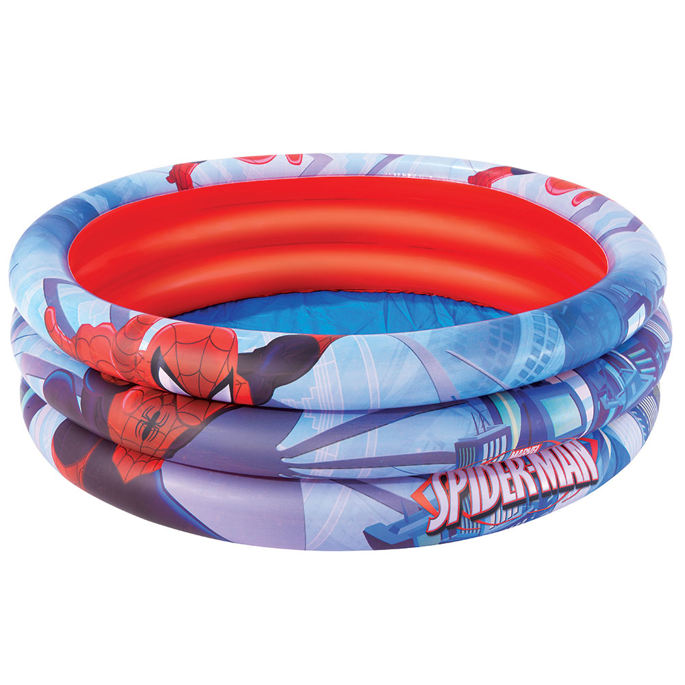 Бассейн надувной детский Spider Man BESTWAY ПВХ 122*30см 200л 98018 - фото в Миди Лтд Изображение товара Бассейн надувной детский Spider Man BESTWAY ПВХ 122*30см 200л 98018 в Миди Лтд