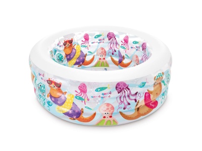 Изображение товара Бассейн надувной детский Аквариум INTEX  надувное дно 152*56см 58480NP (3шт/кор) в Миди Лтд