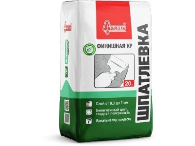 Шпатлевка финишная СТАРАТЕЛИ КР 20кг (77шт/пал) - фото в Миди Лтд Изображение товара Шпатлевка финишная СТАРАТЕЛИ КР 20кг (77шт/пал) в Миди Лтд