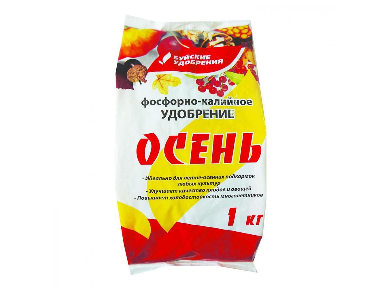 Удобрение БуйХим фосфорно-калийное Осень 1кг (30шт/уп) - фото в Миди Лтд Изображение товара Удобрение БуйХим фосфорно-калийное Осень 1кг (30шт/уп) в Миди Лтд