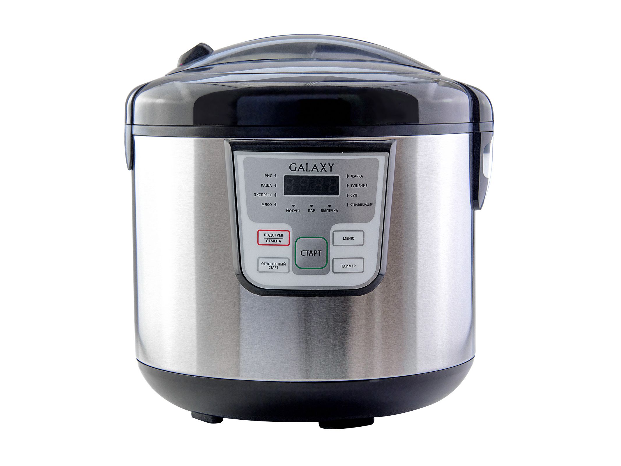 Мультиварка GALAXY GL 2641 900Вт 11 программ чаша 5л Черная Х - фото в Миди Лтд Изображение товара Мультиварка GALAXY GL 2641 900Вт 11 программ чаша 5л Черная Х в Миди Лтд