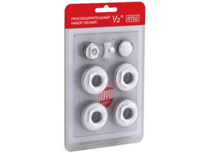 Набор для радиаторов 1/2"(без кронштейнов) Royal Thermo белый - фото в Миди Лтд Изображение товара Набор для радиаторов 1/2"(без кронштейнов) Royal Thermo белый в Миди Лтд