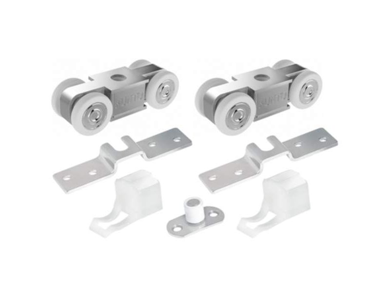 Изображение товара Комплект роликов для раздвижных дверей SOFT LINE 55/4 (нагрузка до 55кг) в Миди Лтд