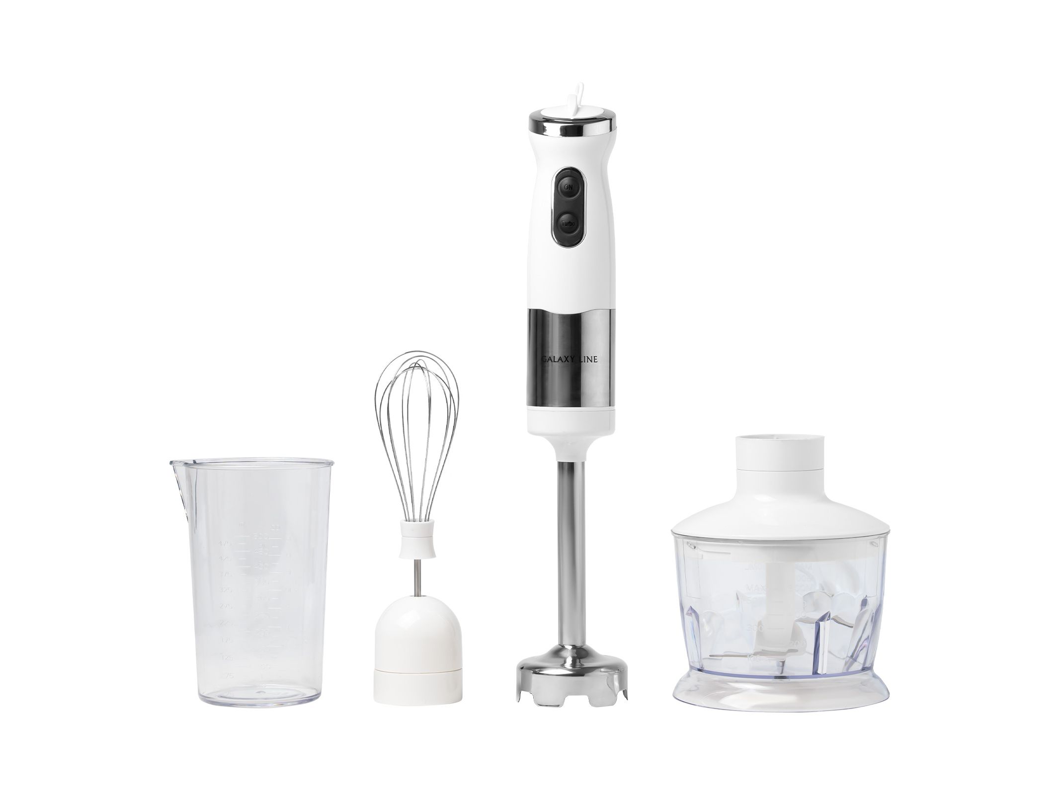 Набор блендерный GALAXY LINE GL 2121 800Вт белый Х - фото в Миди Лтд Изображение товара Набор блендерный GALAXY LINE GL 2121 800Вт белый Х в Миди Лтд