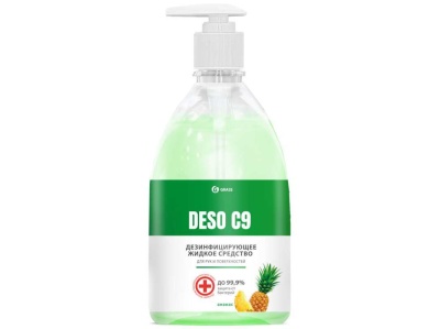 Средство дезинфицирующее DESO С9 0,5л ананас (15шт/уп) - фото в Миди Лтд Изображение товара Средство дезинфицирующее DESO С9 0,5л ананас (15шт/уп) в Миди Лтд