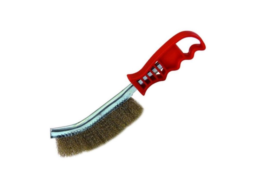 Изображение товара Щетка проволочная латунная 180мм в Миди Лтд