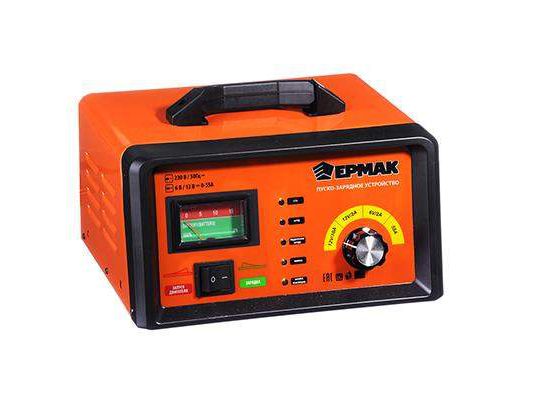 Изображение товара Зарядное пусковое устройство Ермак автоматическое трансфотматорное с функцией "Быстрый старт"  в Миди Лтд