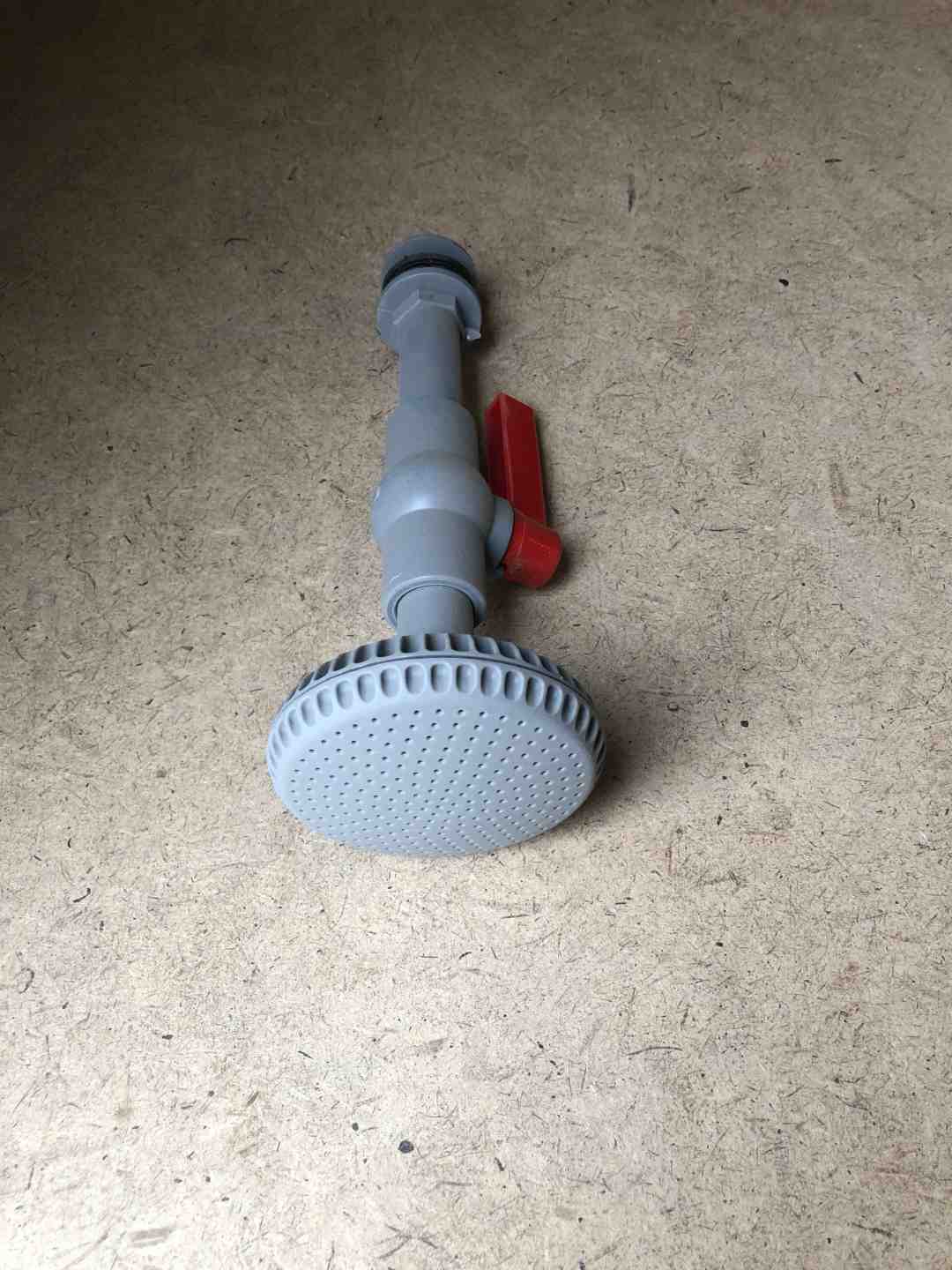 Душевая лейка (серая) 15 - фото в Миди Лтд Изображение товара Душевая лейка (серая) 15 в Миди Лтд