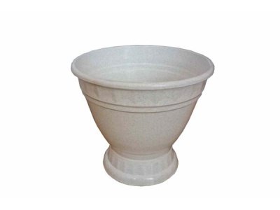 Кашпо с поддоном 10,5л белое (15шт/уп) - фото в Миди Лтд Изображение товара Кашпо с поддоном 10,5л белое (15шт/уп) в Миди Лтд