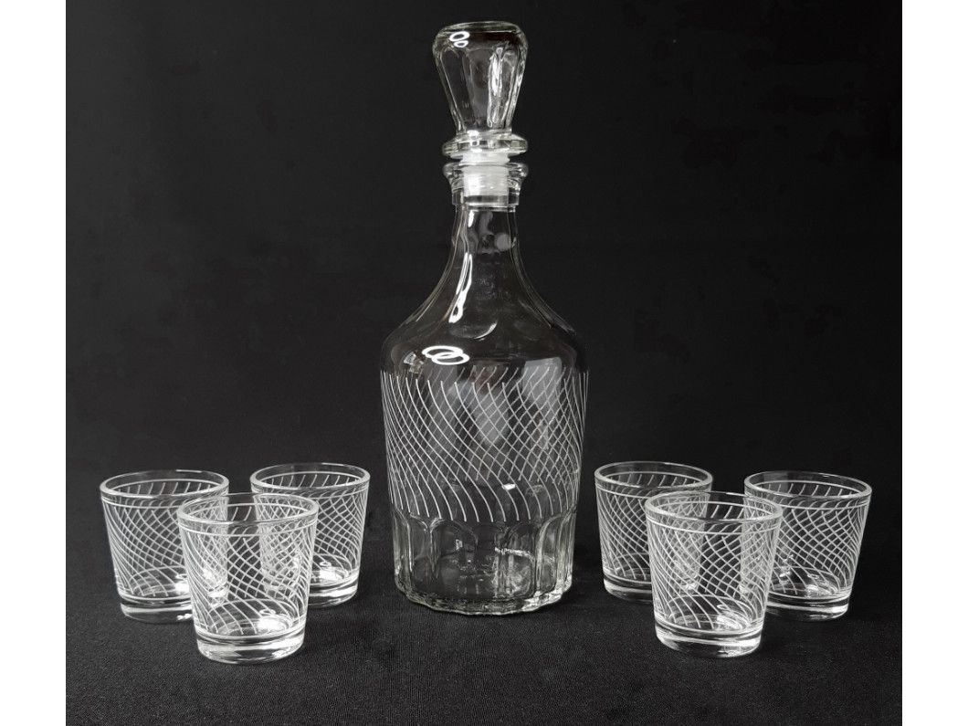 Набор для вина Онда 7пр (графин +стопка 6шт) (4шт/уп) Х - фото в Миди Лтд Изображение товара Набор для вина Онда 7пр (графин +стопка 6шт) (4шт/уп) Х в Миди Лтд