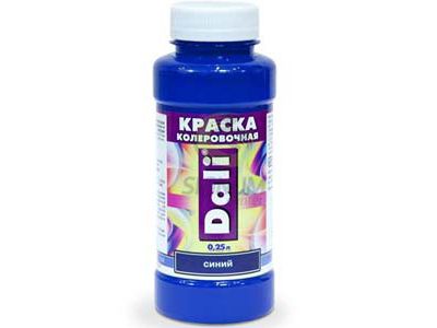 Изображение товара Краска колеровочная DALI синий 0,25л (12шт/уп) в Миди Лтд