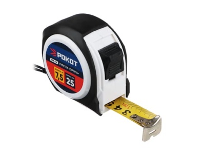 Рулетка  7,5м*25мм РОКОТ OPTIMA (60шт/кор) - фото в Миди Лтд Изображение товара Рулетка  7,5м*25мм РОКОТ OPTIMA (60шт/кор) в Миди Лтд