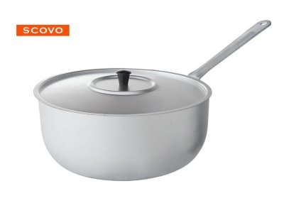 Изображение товара Сотейник алюм. Scovo 5,5л 26см метал. крышка (4шт/уп) Х в Миди Лтд